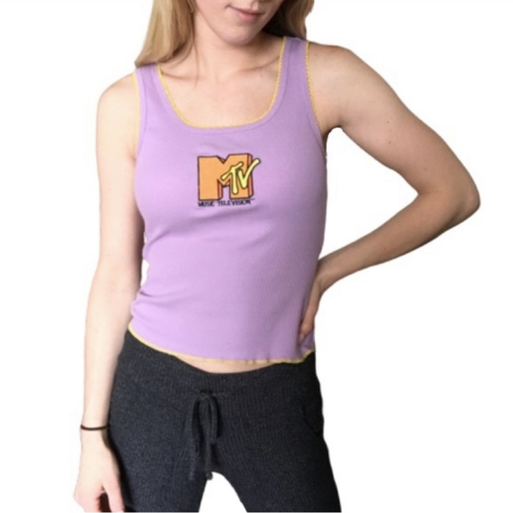 Purple MTV tank